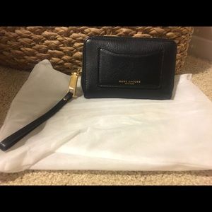 Marc Jacobs Saffiano Cell Phone Wristlet Wallet